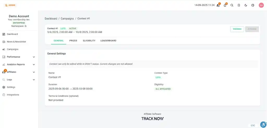 Tracknow - Contest Details