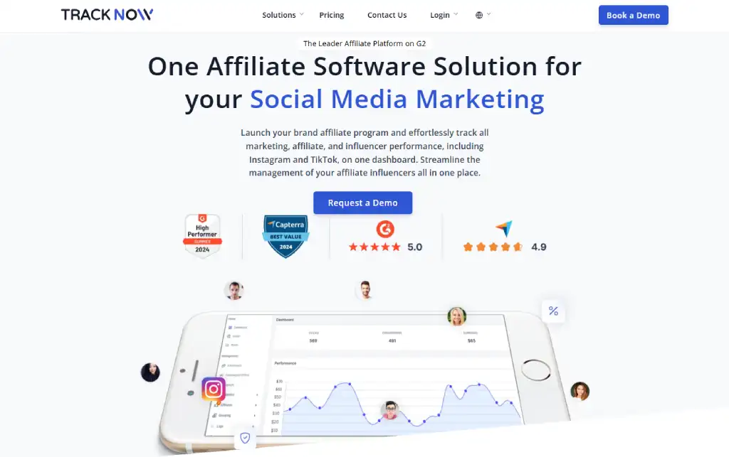 Tracknow Affiliate Software for Telegram