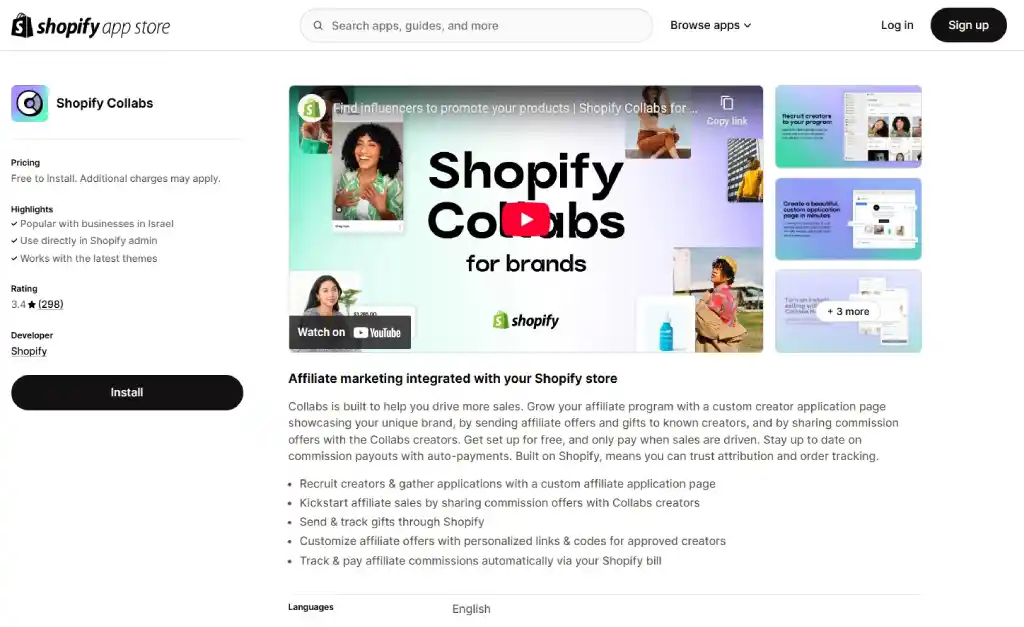 Shopify Collabs