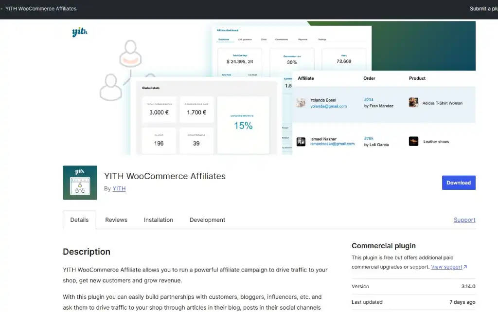 YITH WooCommerce Affiliates