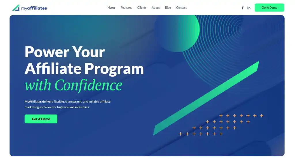 MyAffiliates reporting interface