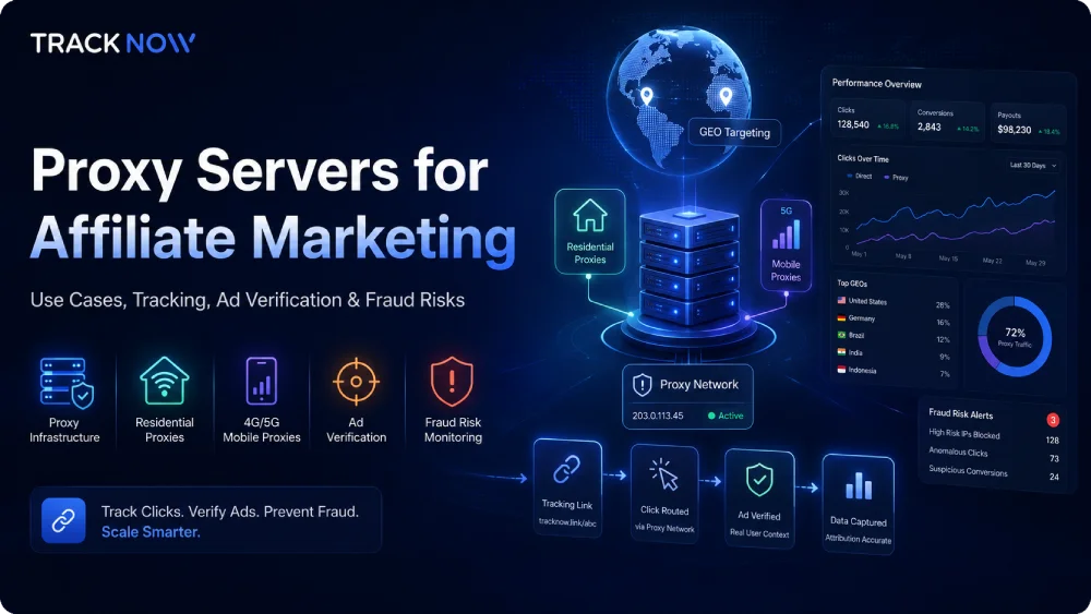 Proxy Servers for Affiliate Marketing: Use Cases, Tracking, Ad Verification & Fraud Risks
