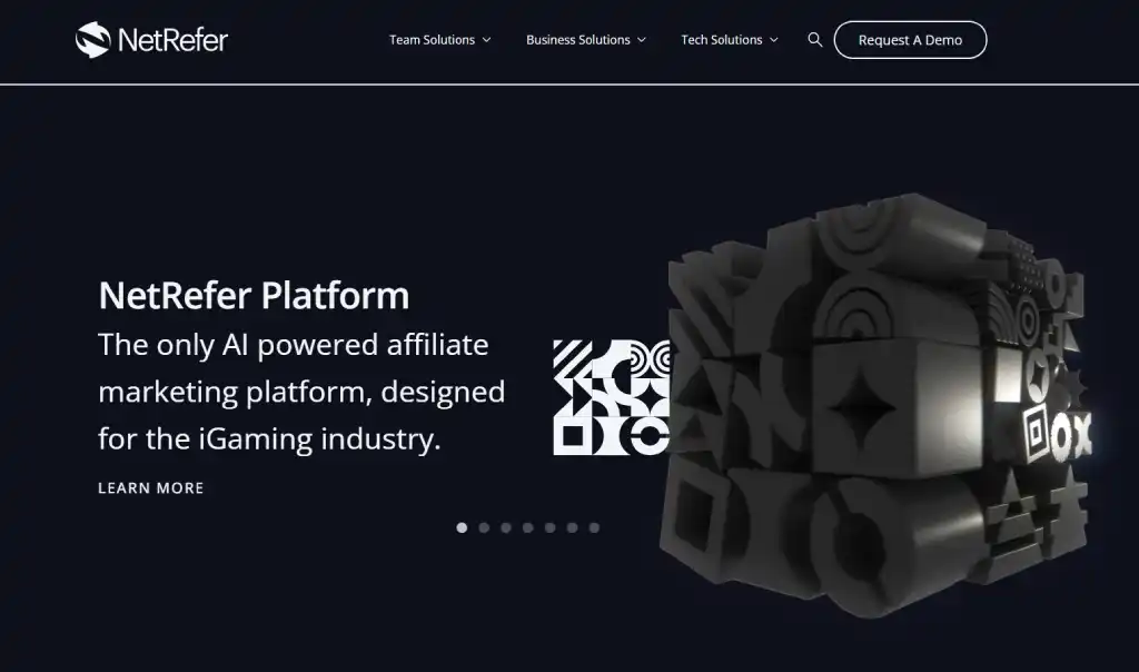 NetRefer affiliate platform dashboard