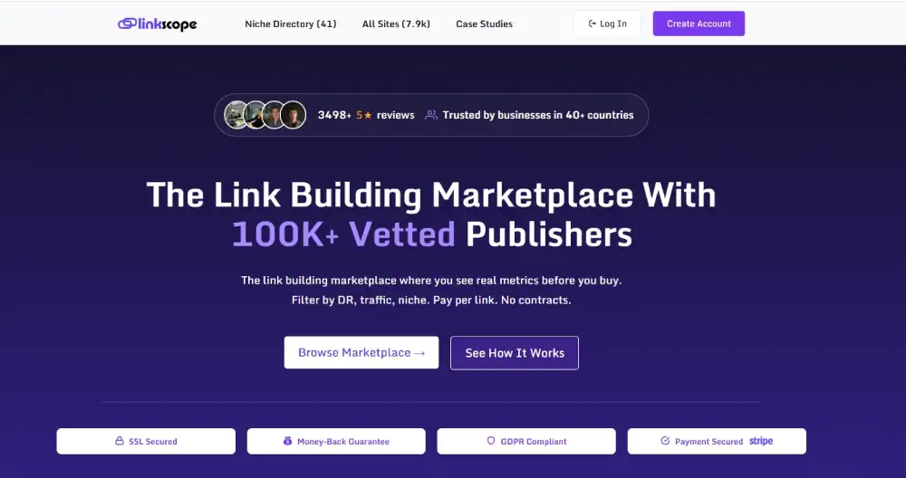 LinkScope: #1 Link Building Marketplace & Platform