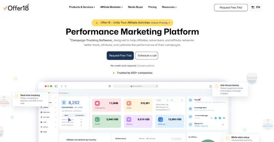Offer18 &mdash; Best for Cost-Conscious Affiliate Networks