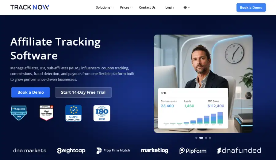 Tracknow &mdash; Best for Flexible Multi-Vertical Affiliate Networks
