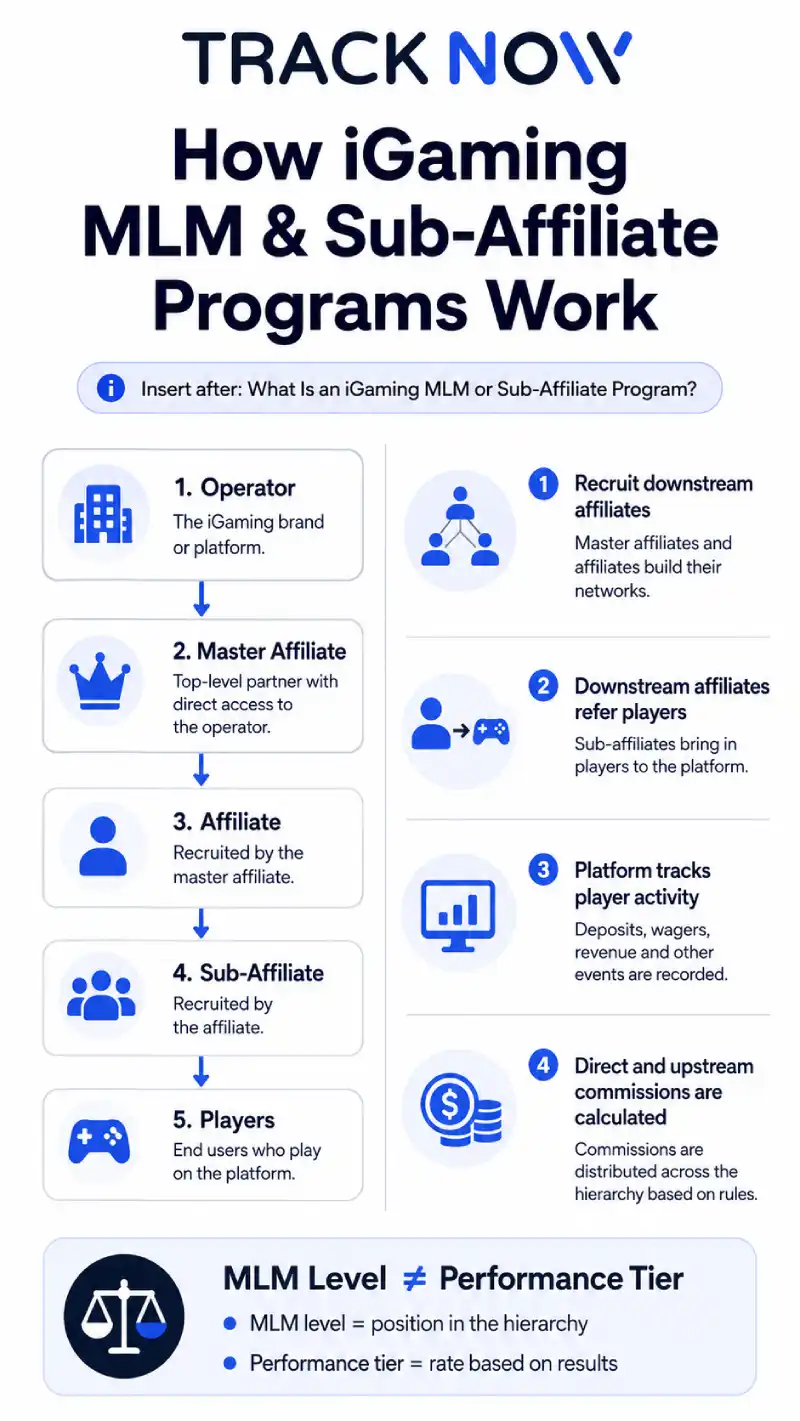 How iGaming MLM & Sub-Affiliate Programs Work