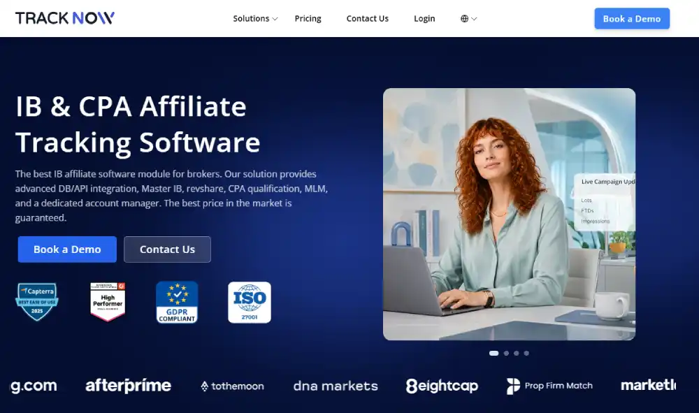 Tracknow &mdash; Best Overall Forex IB Affiliate Software