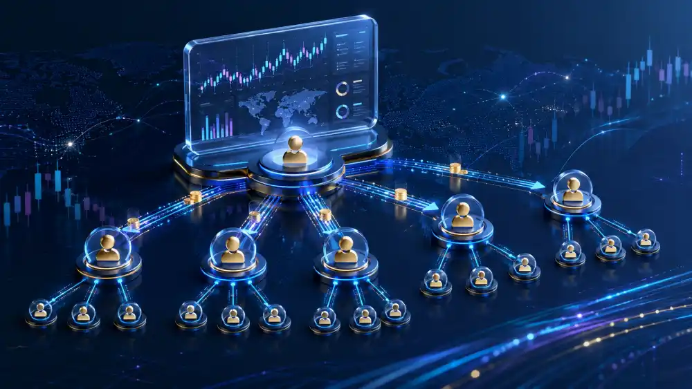 Forex broker affiliate software connecting IB and sub-IB partner networks