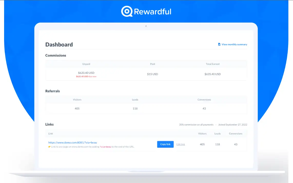 Dashboard preview